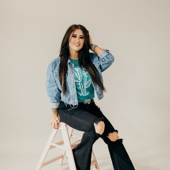 TEAL CACTUS Handmade Cactus Graphic Tee - Picture 5 of 7